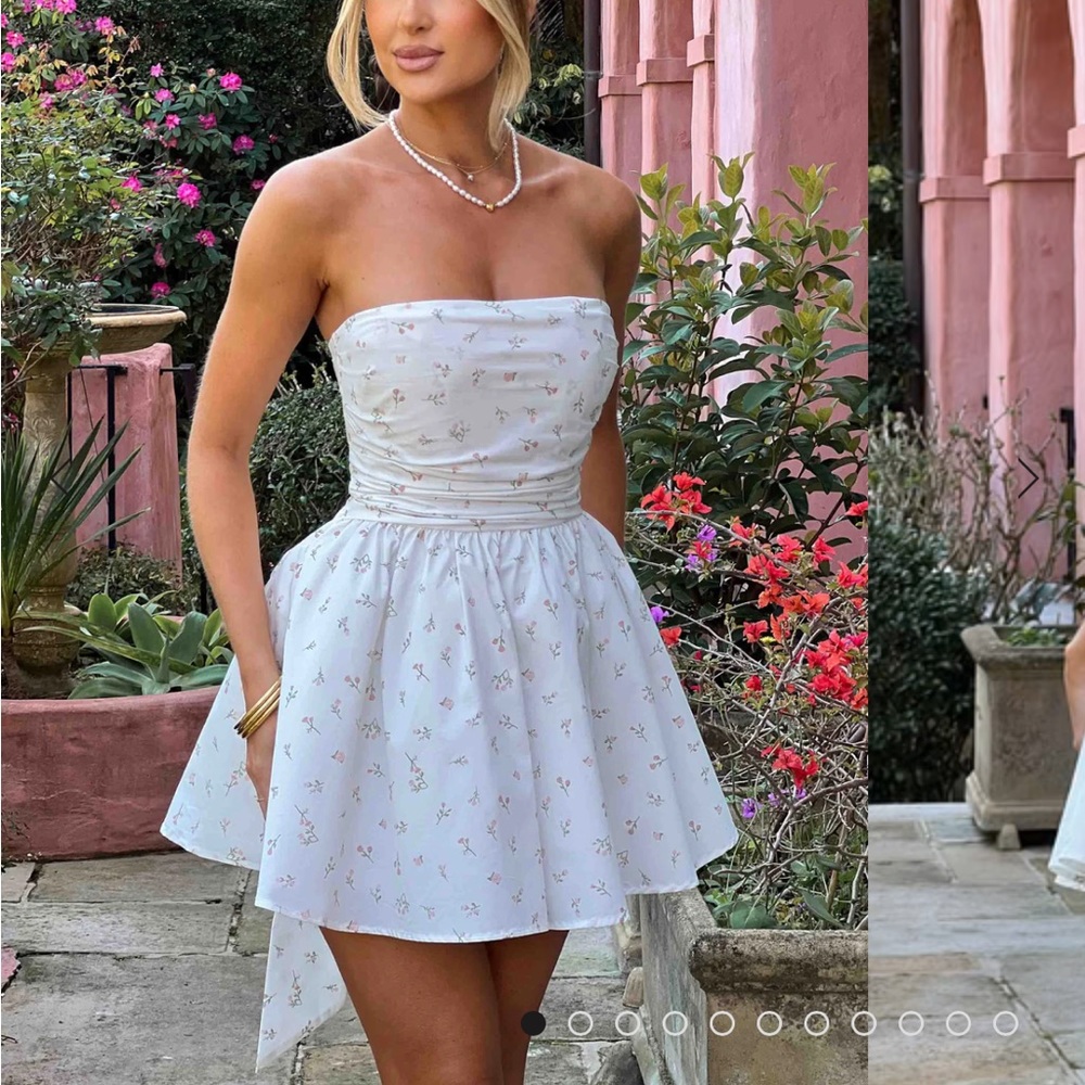 Floral Corset Mini Dress